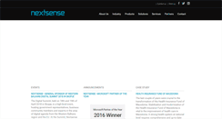 Desktop Screenshot of nextsense.com